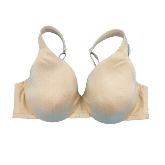 NEW! Lane Bryant Cacique Bra Smooth Satin Full Coverage U/W Size 50C Cafe Mocha - Picture 2 of 10